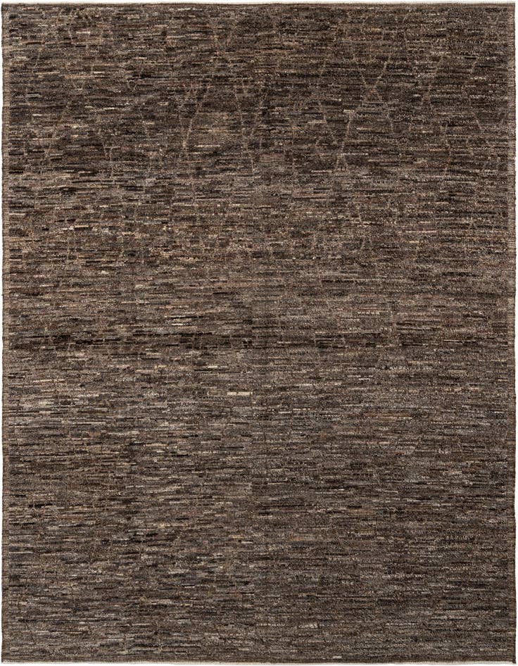 Detail image of 10' 5 x 14' 3 Hand Knotted Beni Marok Rug