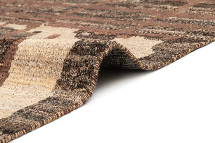 Detail image of 7' 9 x 9' 11 Hand Knotted Beni Marok Rug