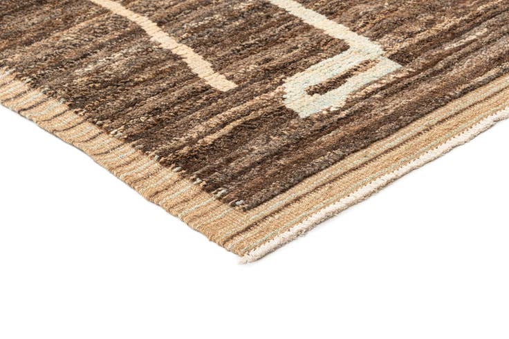 Detail image of 9' x 12' 8 Hand Knotted Beni Marok Rug