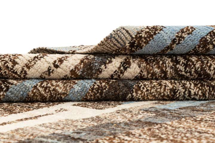 8' x 10' 4 Hand Knotted Beni Marok Rug