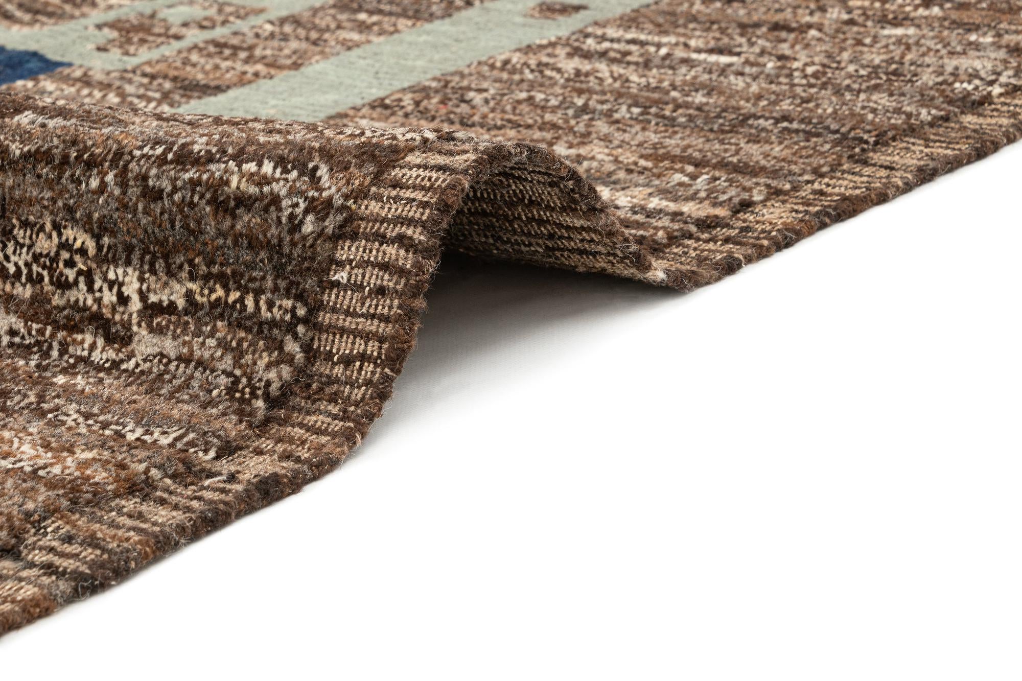 10' x 14' 4 Hand Knotted Beni Marok Rug