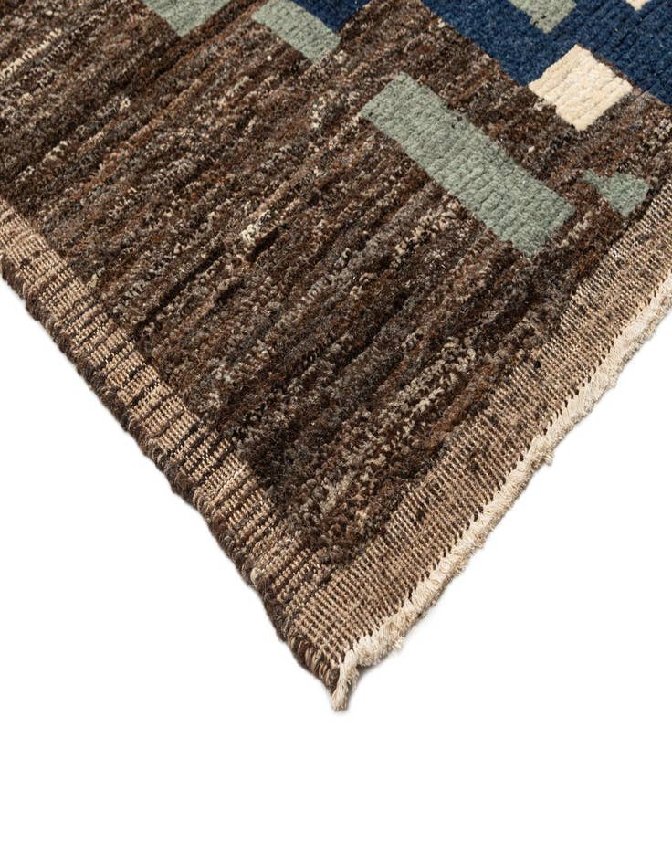 Detail image of 10' x 14' 4  Hand Knotted Beni Marok Rug