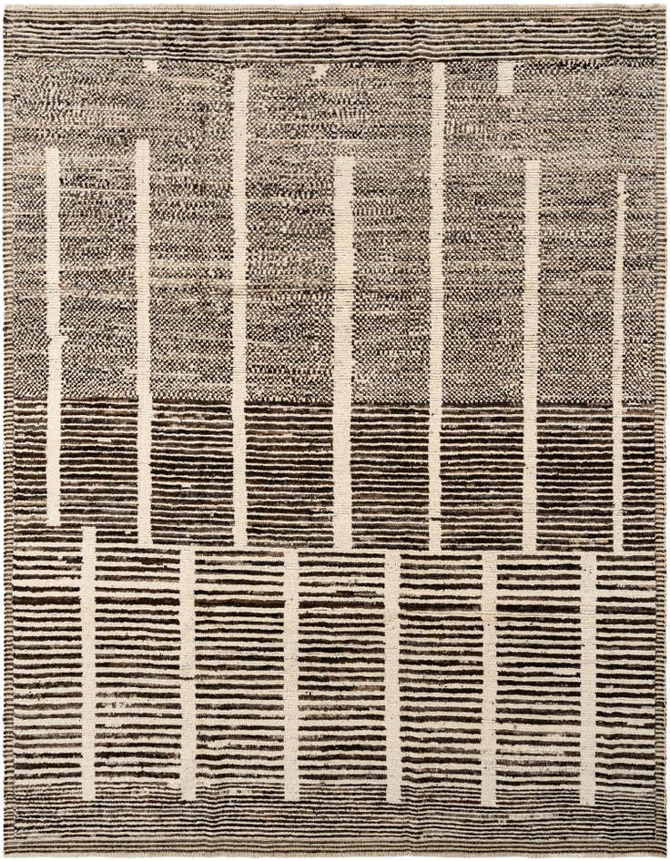 Detail image of 9' 1 x 11' 11 Hand Knotted Beni Marok Rug
