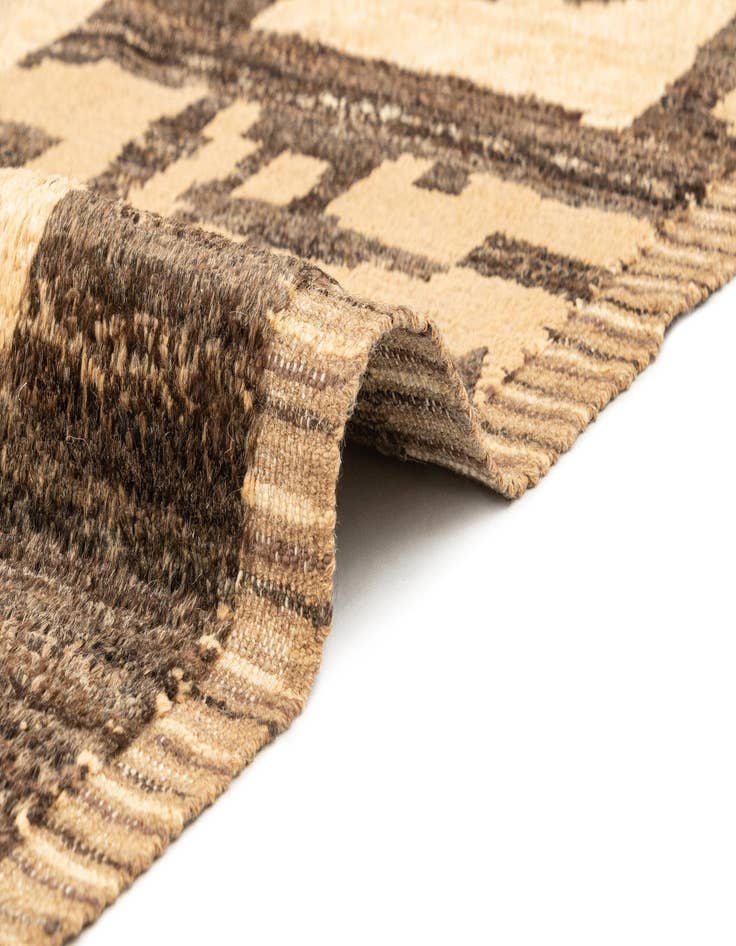 Detail image of 8' 10 x 12' 8  Hand Knotted Beni Marok Rug