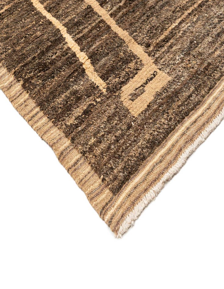 Detail image of 8' 10 x 12' 8  Hand Knotted Beni Marok Rug