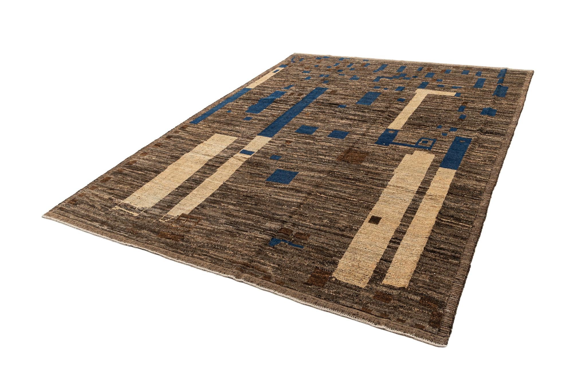 9' 3 x 12' 8 Hand Knotted Beni Marok Rug