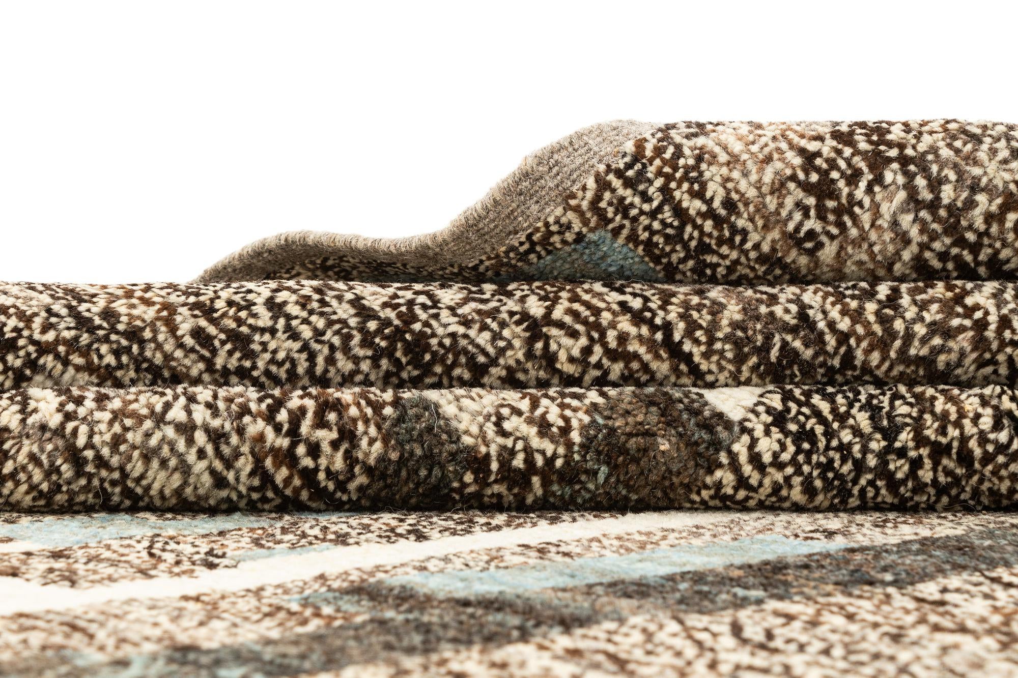 7' 11 x 10' 4 Hand Knotted Beni Marok Rug