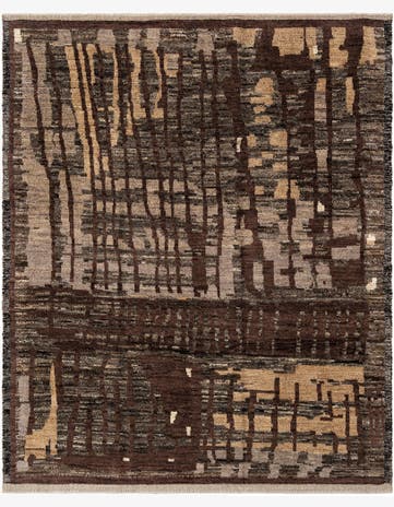 8' 4 x 10' 2 Hand Knotted Beni Marok Rug