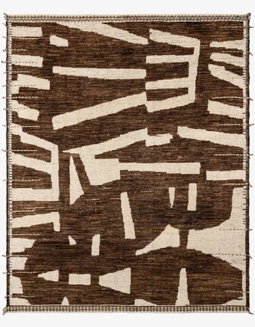 9' 3 x 11' 3 Hand Knotted Beni Marok Rug