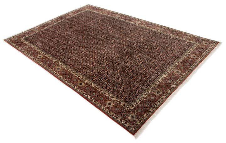 6' 9 x 9' 10 Hand Knotted Bidjar Persian Wool Rug