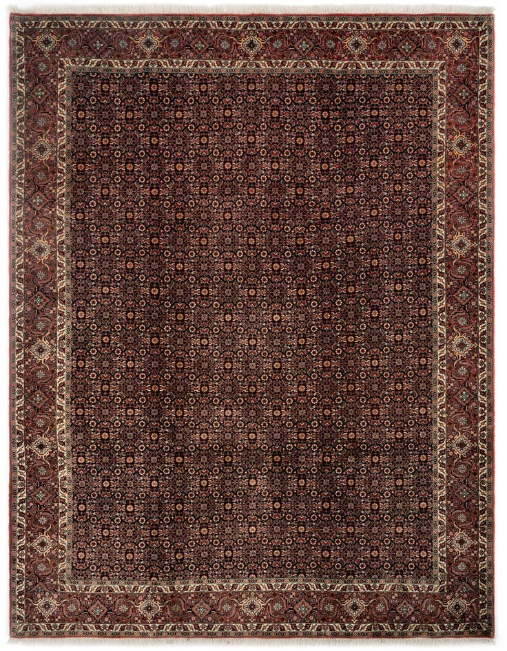 Detail image of 6' 9 x 9' 10 Hand Knotted Bidjar Persian Wool Rug