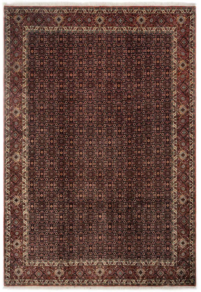 6' 9 x 9' 10 Hand Knotted Bidjar Persian Wool Rug