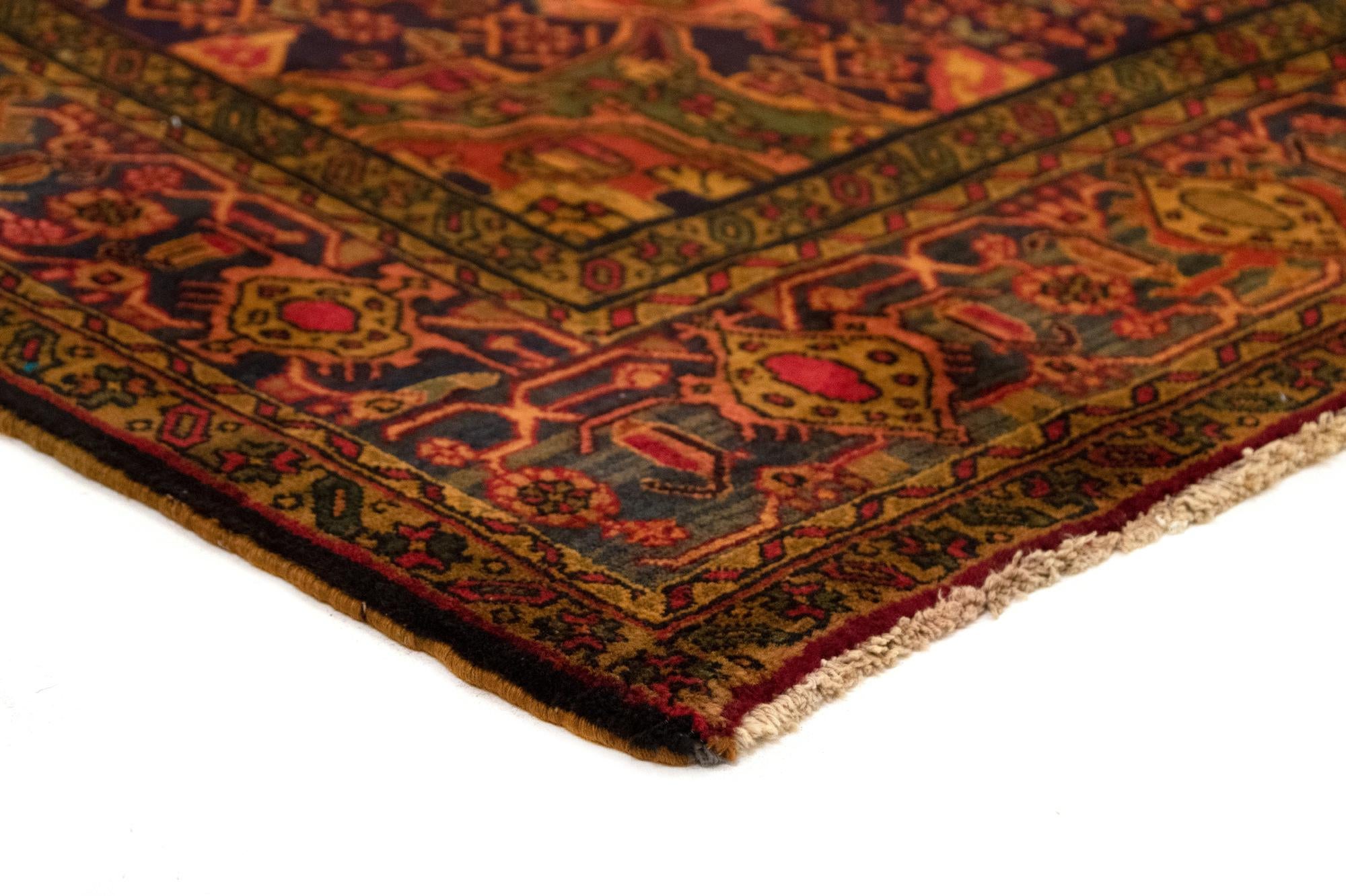 6' 8 x 9' 8 Hand Knotted Bidjar Persian Wool Rug