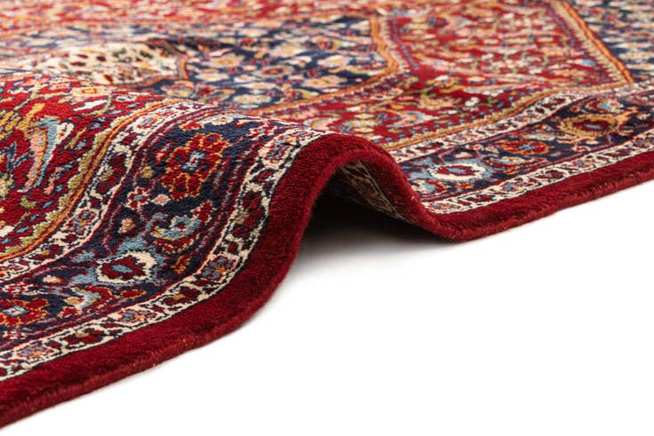 Detail image of 4' 2 x 6' 5 Hand Knotted Birjand Oriental Wool Rug