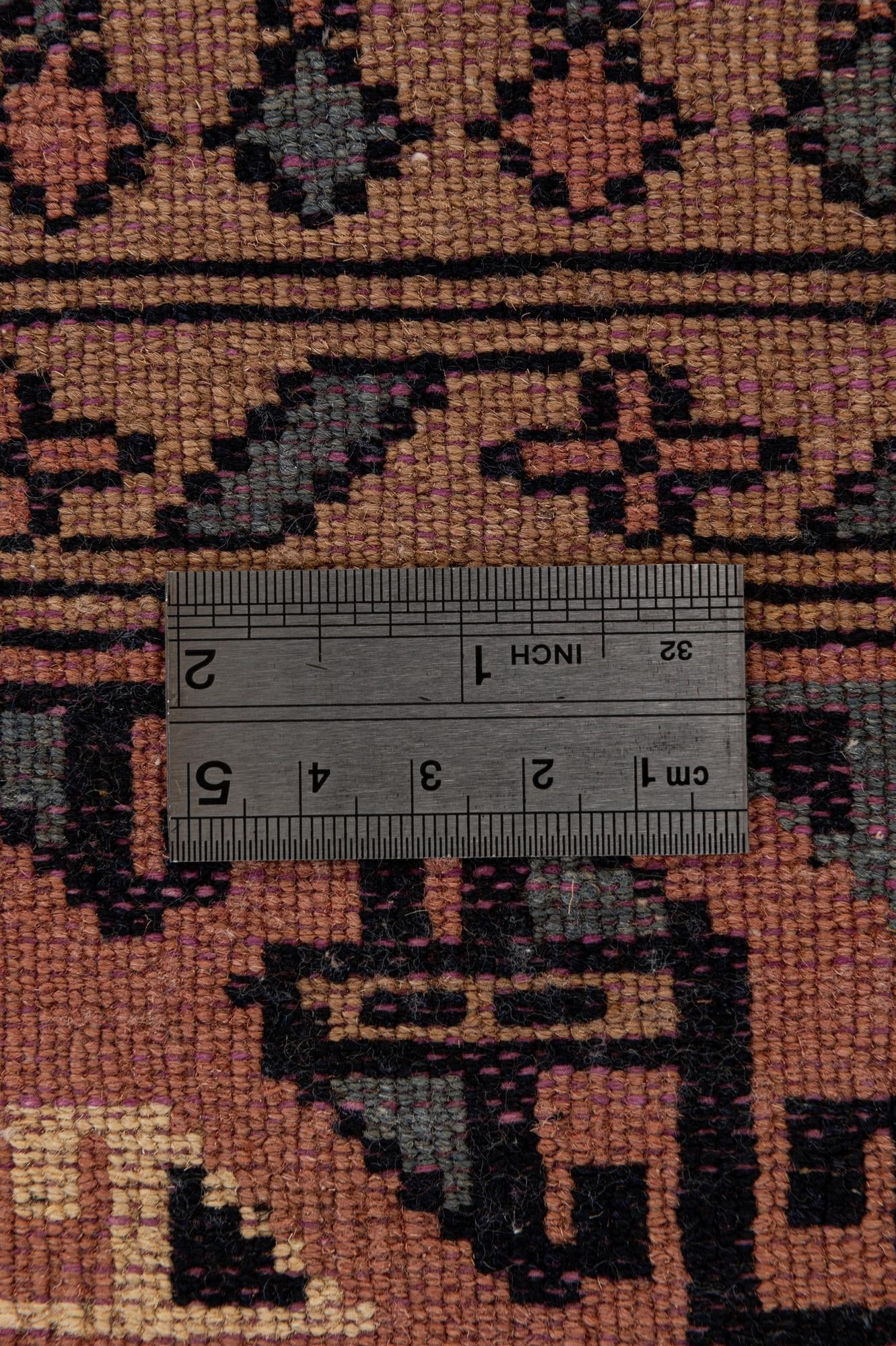 4' 3 x 6' Hand Knotted Bokhara Oriental Wool Rug