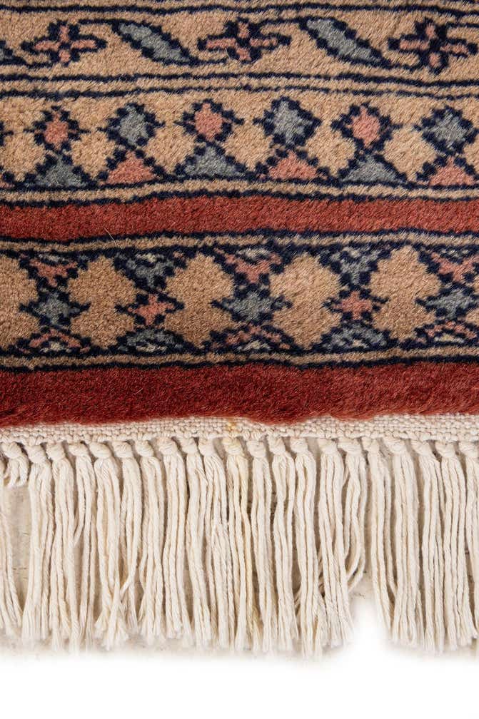 4' 3 x 6' Hand Knotted Bokhara Oriental Wool Rug