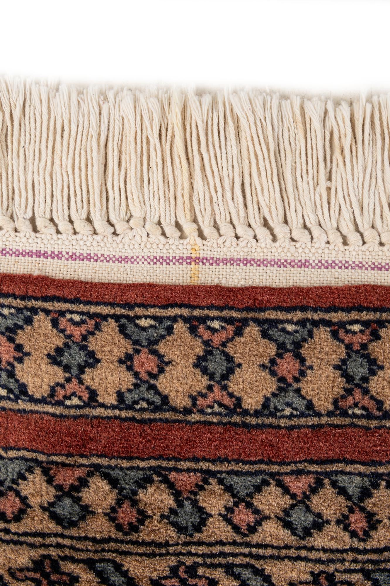 4' 3 x 6' Hand Knotted Bokhara Oriental Wool Rug