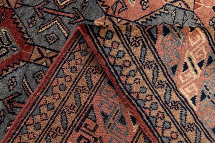 4' 3 x 6' Hand Knotted Bokhara Oriental Wool Rug