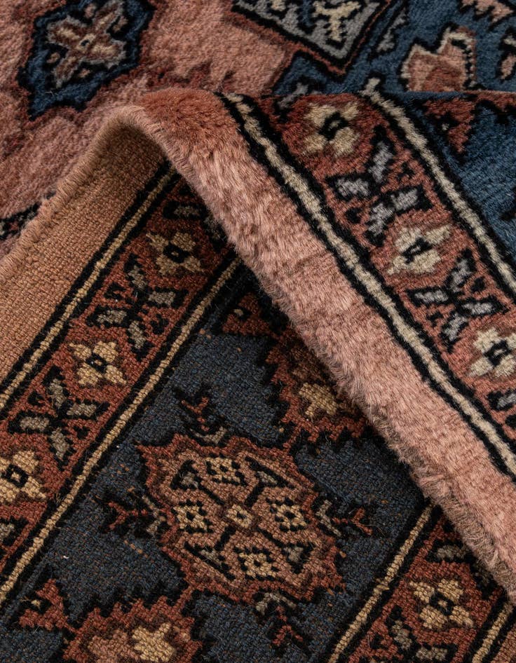 Detail image of 4' 2 x 6' 1 Hand Knotted Bokhara Oriental Wool Rug