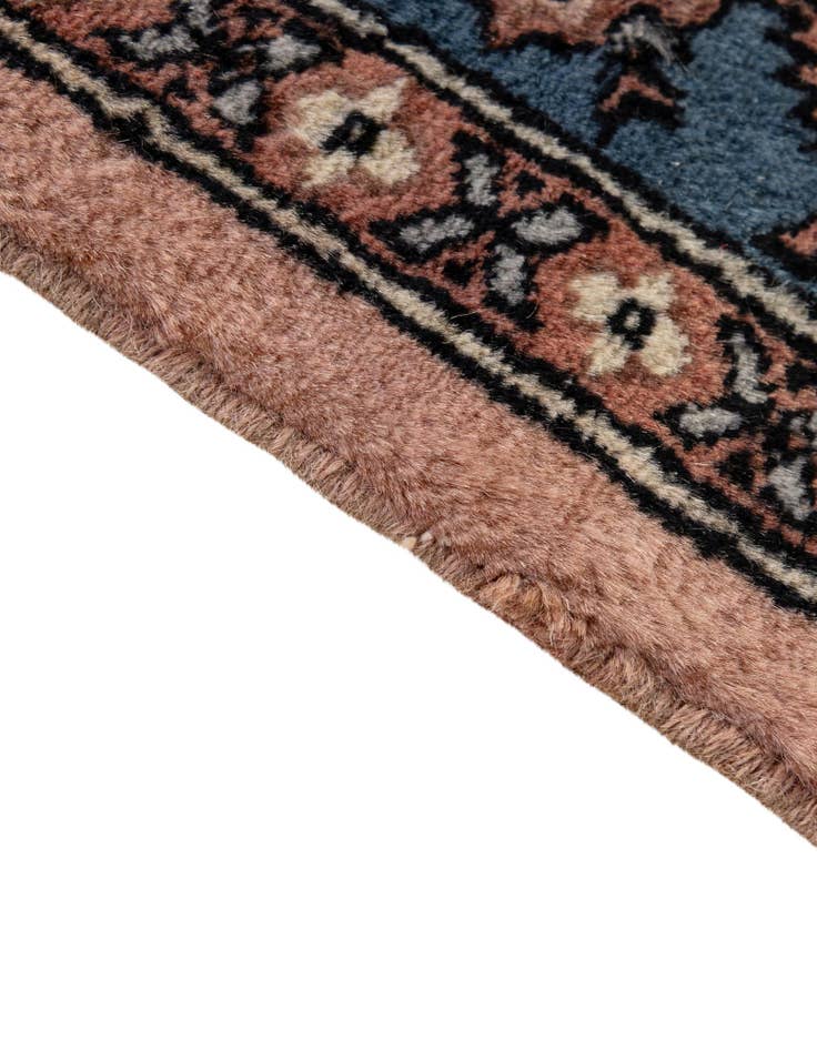 Detail image of 4' 2 x 6' 1 Hand Knotted Bokhara Oriental Wool Rug
