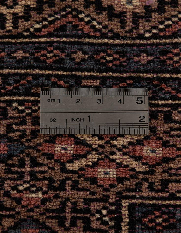 Detail image of 4' 2 x 6' 6  Hand Knotted Bokhara Oriental Wool Rug