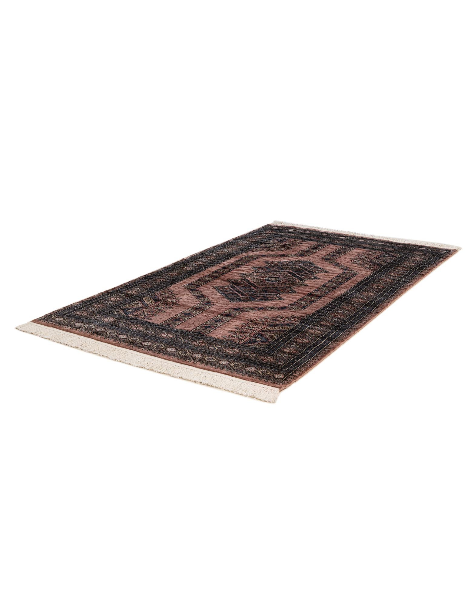 4' 2 x 6' 6 Hand Knotted Bokhara Oriental Wool Rug