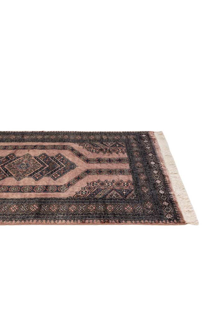 4' 2 x 6' 6 Hand Knotted Bokhara Oriental Wool Rug