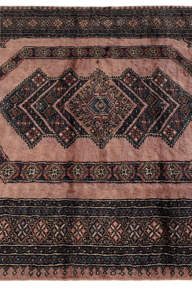 4' 2 x 6' 6 Hand Knotted Bokhara Oriental Wool Rug