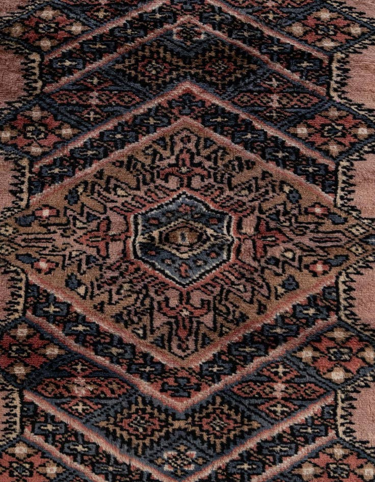 Detail image of 4' 2 x 6' 6  Hand Knotted Bokhara Oriental Wool Rug