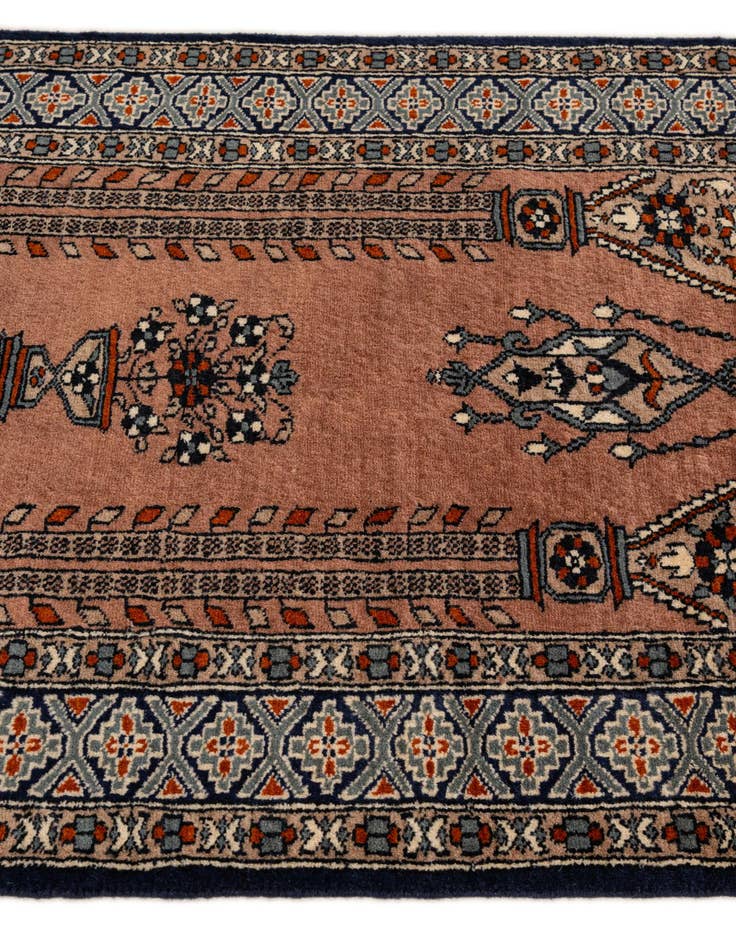 Detail image of 2' 8 x 4' 1  Hand Knotted Bokhara Oriental Wool Rug