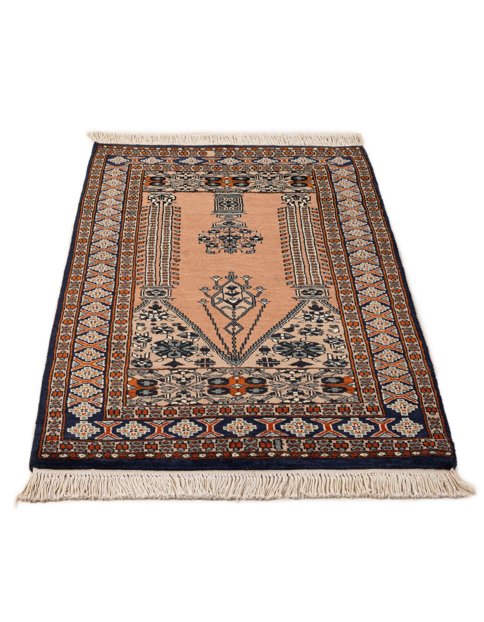 2' 7 x 4' 6 Hand Knotted Bokhara Oriental Wool Rug