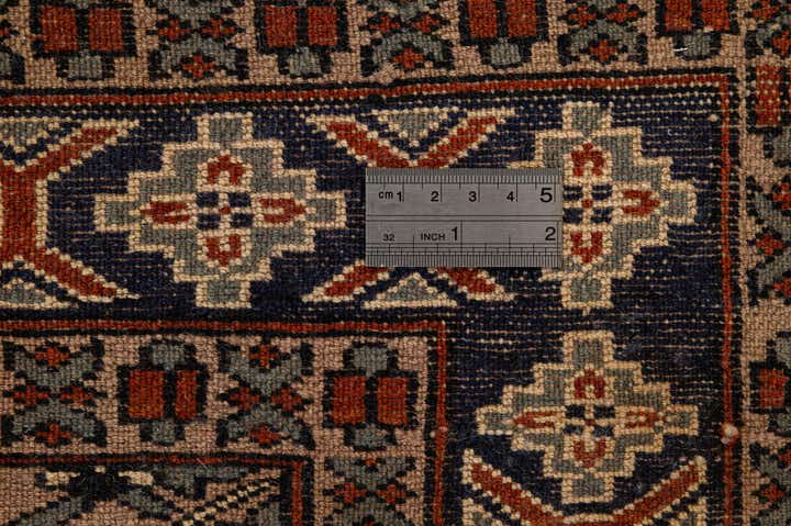 2' 7 x 4' 6 Hand Knotted Bokhara Oriental Wool Rug