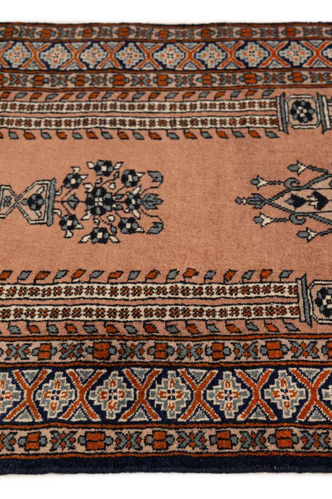 2' 7 x 4' 6 Hand Knotted Bokhara Oriental Wool Rug