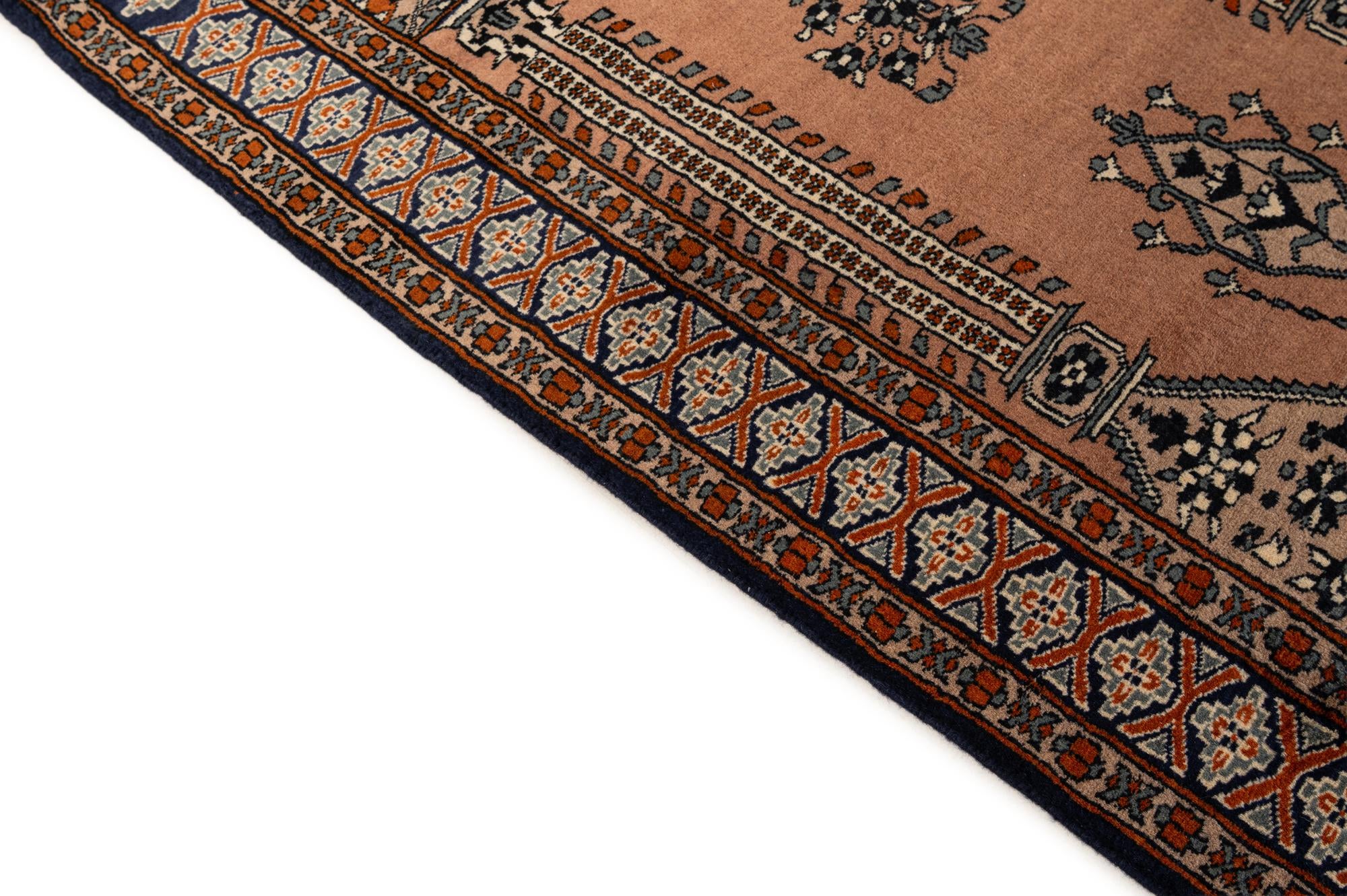 2' 7 x 4' 6 Hand Knotted Bokhara Oriental Wool Rug