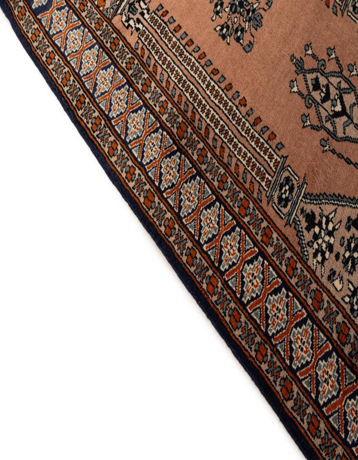 Detail image of 2' 7 x 4' 6  Hand Knotted Bokhara Oriental Wool Rug