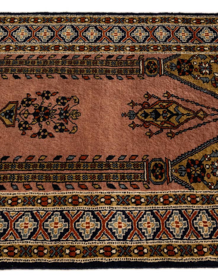 Detail image of 2' 8 x 4' 5 Hand Knotted Bokhara Oriental Wool Rug
