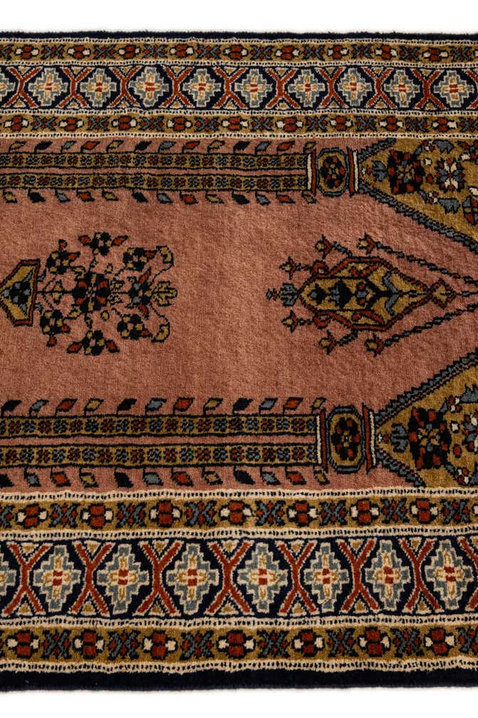2' 8 x 4' 5 Hand Knotted Bokhara Oriental Wool Rug