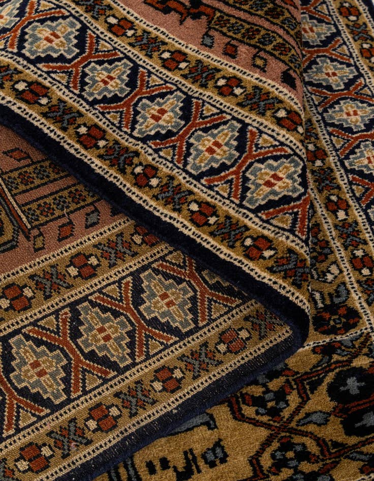 Detail image of 2' 8 x 4' 5  Hand Knotted Bokhara Oriental Wool Rug