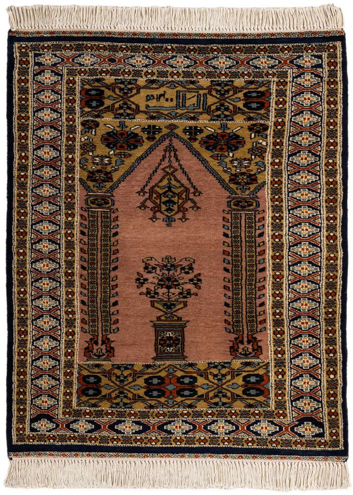 2' 8 x 4' 5 Hand Knotted Bokhara Oriental Wool Rug