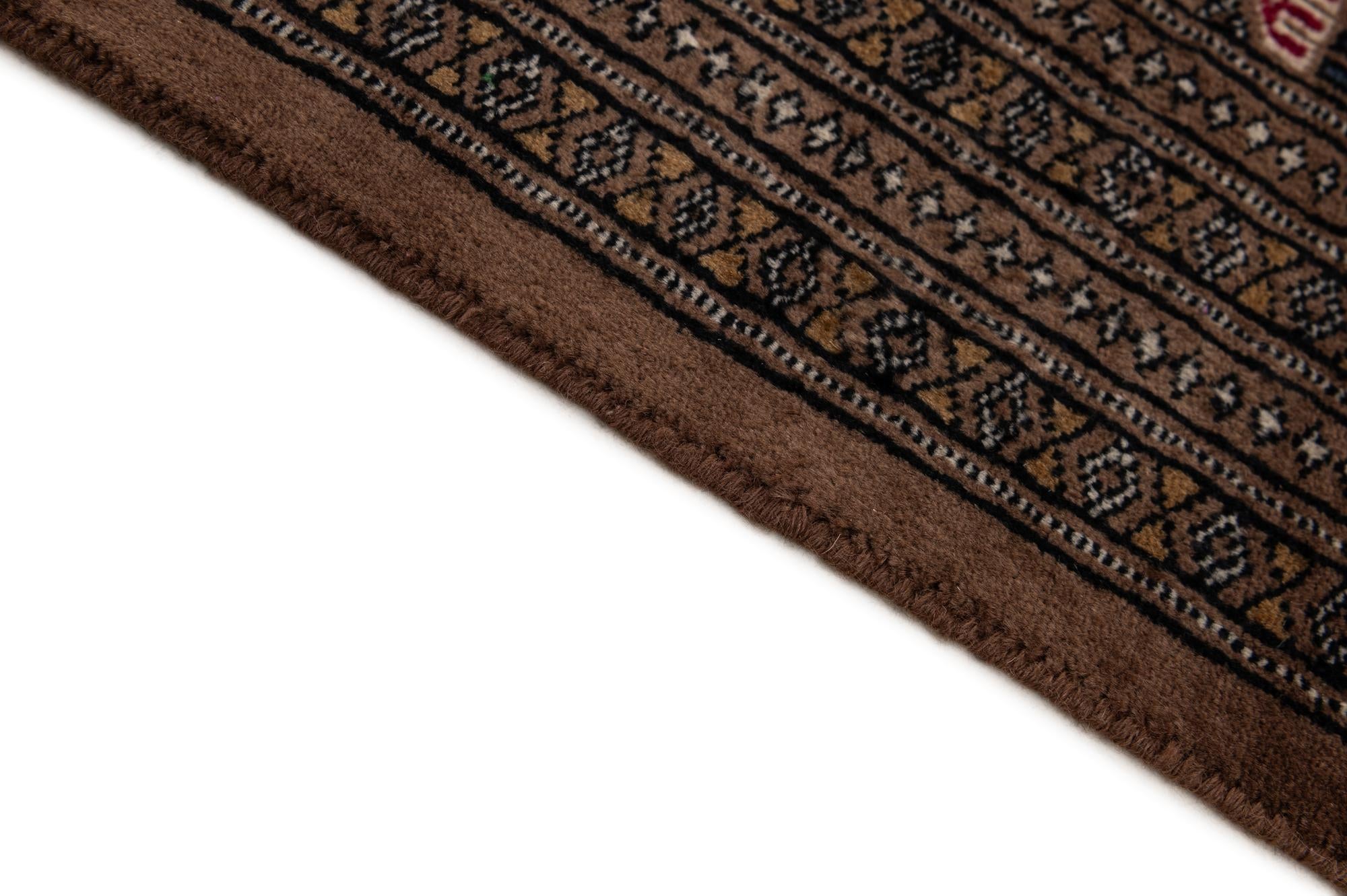 7' 4 x 10' 3 Hand Knotted Bokhara Oriental Wool Rug