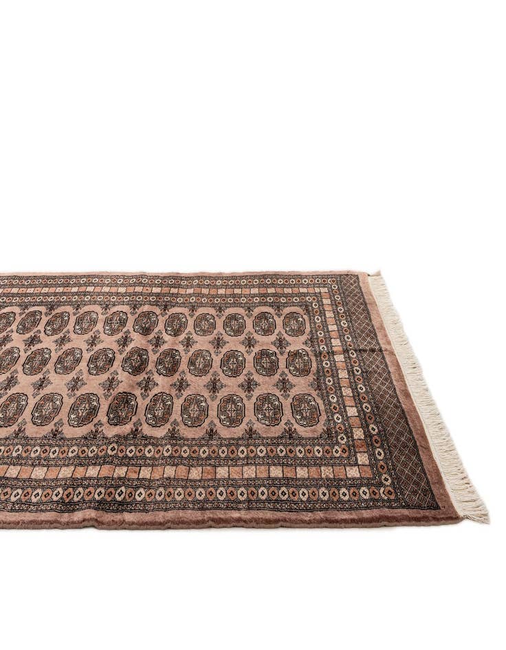 Detail image of 5' 4 x 7' 8  Hand Knotted Bokhara Oriental Wool Rug