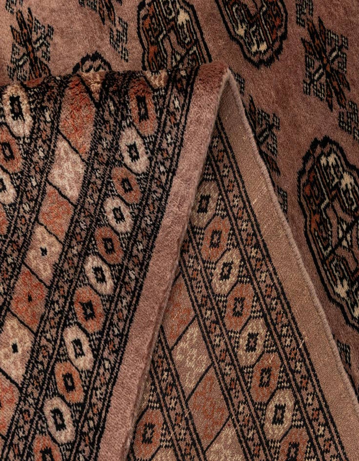 Detail image of 5' 4 x 7' 8  Hand Knotted Bokhara Oriental Wool Rug