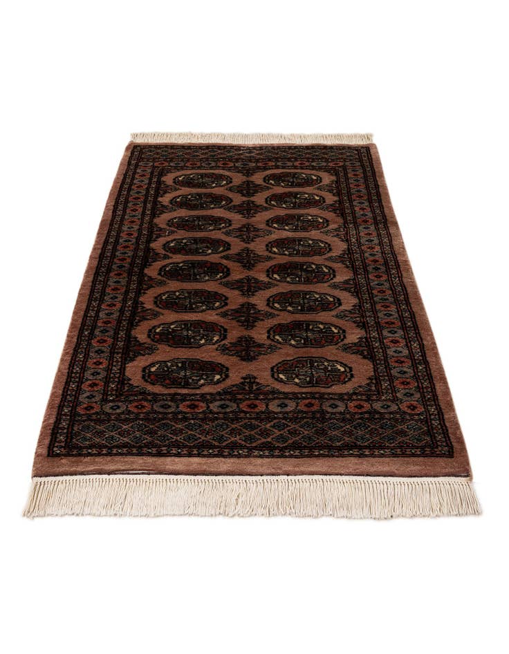 Detail image of 3' 2 x 5' 1 Hand Knotted Bokhara Oriental Wool Rug