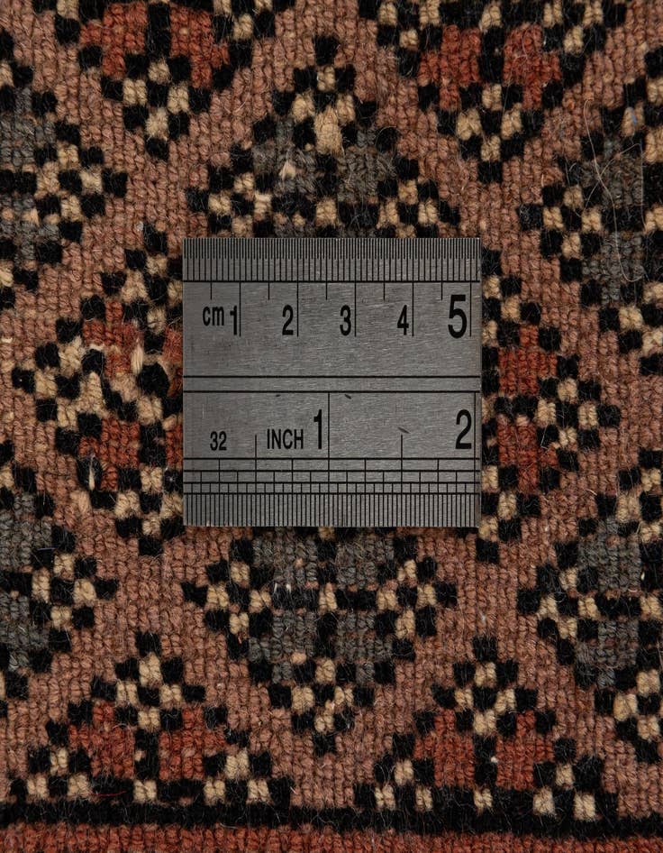 Detail image of 3' 2 x 5' 1  Hand Knotted Bokhara Oriental Wool Rug