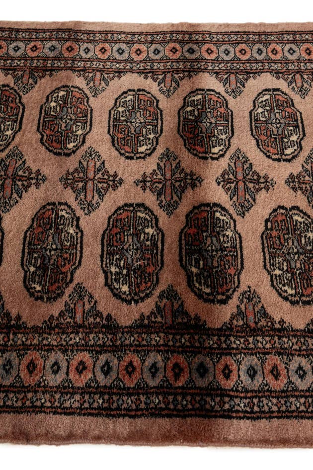Detail image of 3' 2 x 5' 1 Hand Knotted Bokhara Oriental Wool Rug