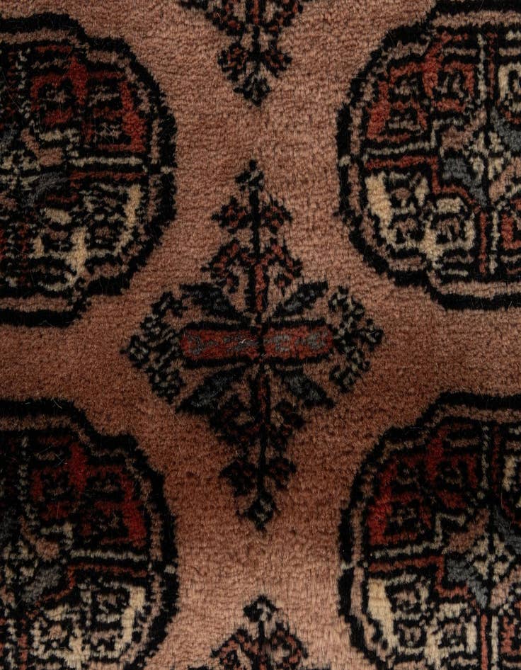 Detail image of 3' 2 x 5' 1  Hand Knotted Bokhara Oriental Wool Rug