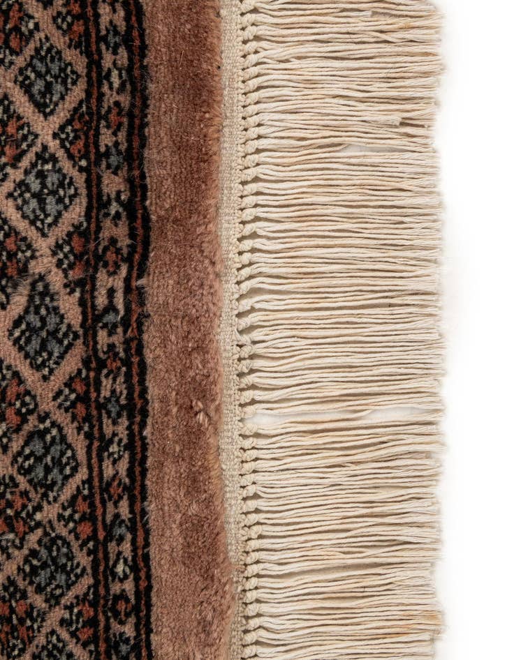 Detail image of 3' 2 x 5' 1  Hand Knotted Bokhara Oriental Wool Rug