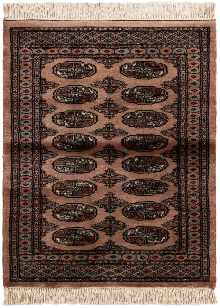 3' 2 x 5' 1 Hand Knotted Bokhara Oriental Wool Rug