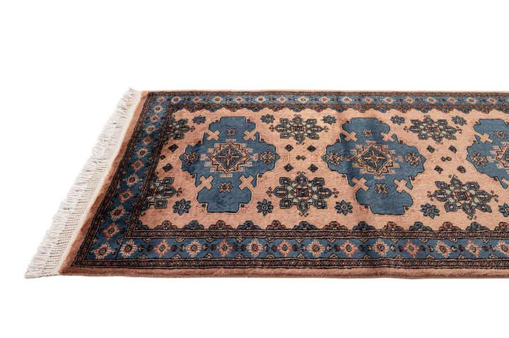 3' 3 x 4' 10 Hand Knotted Bokhara Oriental Wool Rug