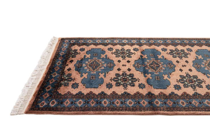 Detail image of 3' 3 x 4' 10 Hand Knotted Bokhara Oriental Wool Rug